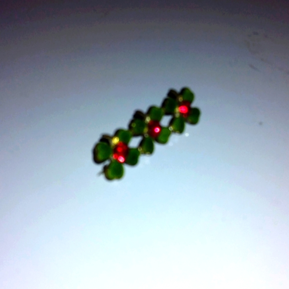 Vtg.four leaf clover bar pin - Picture 4 of 7